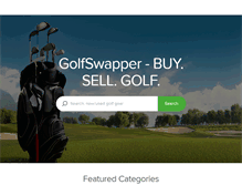 Tablet Screenshot of golfswapper.com
